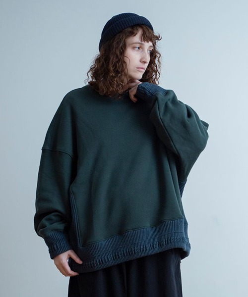 Universal Style Wear(ユニバーサルスタイルウェア)の「Universal Style Wear ヘビーウェイト ビッグ ドルマン クルーネック(スウェット・メンズ・カーキ/グレー/ブラック/ホワイト・LARGE/X-LARGE/MEDIUM)」の3枚目の写真