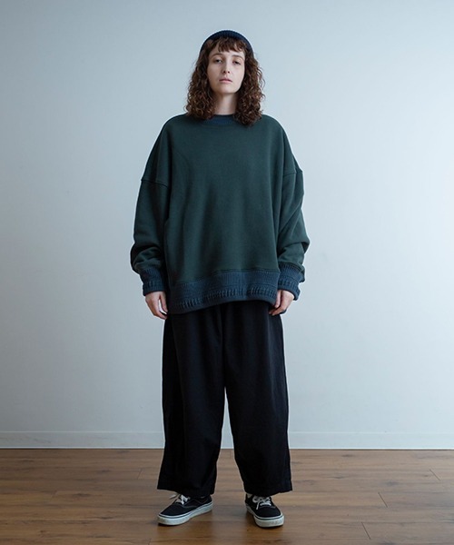 Universal Style Wear(ユニバーサルスタイルウェア)の「Universal Style Wear ヘビーウェイト ビッグ ドルマン クルーネック(スウェット・メンズ・カーキ/グレー/ブラック/ホワイト・LARGE/X-LARGE/MEDIUM)」の18枚目の写真