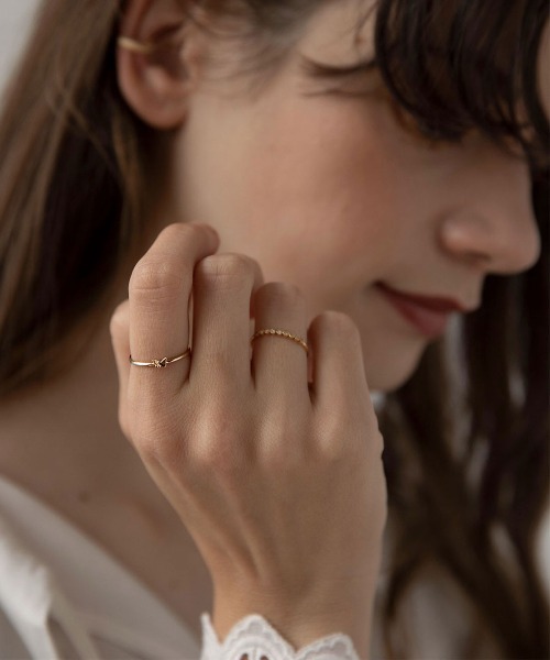 mangata(モンガータ)の「Psyche ring(リング・レディース・ゴールド・9号/11号)」の3枚目の写真