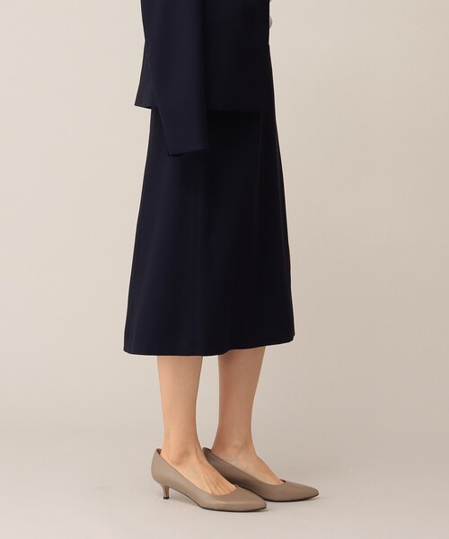 UNTITLED（アンタイトル）の「◆トリアセストレッチ フレアスカート【洗える・抗菌防臭】（スカート・レディース・ブラック/ダークネイビー/ベージュ/ネイビー系9・00/01/02/03/04/42/44/48）」の17枚目の写真