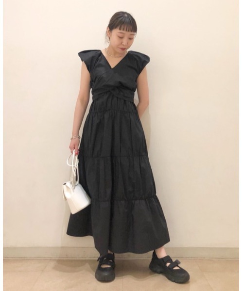 Emmi ワンピース ティアードワンピース ワンピース ワンピース ドレス Atelier Emmi エミ のファッション Atelier