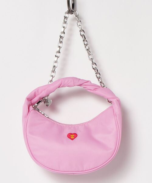 A BATHING APE(アベイシングエイプ)の「PATTERN DENIM HANDBAG L(ハンドバッグ・レディース・ピンク・FREE)」の9枚目の写真