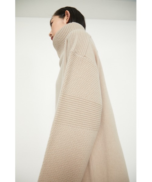 RIM.ARK（リムアーク）の「Pattern knitting long OP（ワンピース