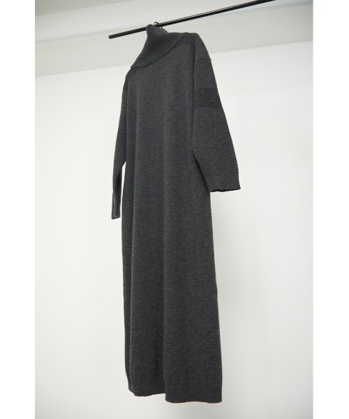 RIM.ARK（リムアーク）の「Pattern knitting long OP（ワンピース