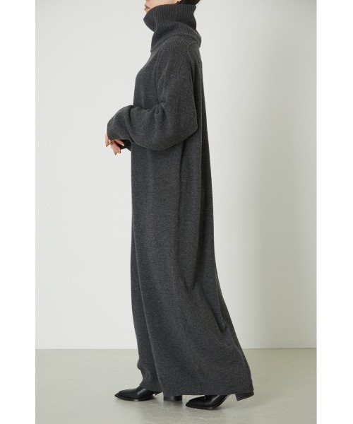 RIM.ARK（リムアーク）の「Pattern knitting long OP（ワンピース