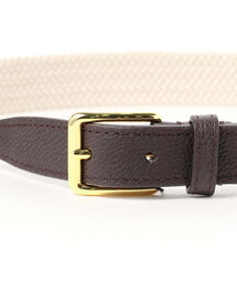 Anderson's ビームスエフ スムースレザー ベルト BEAMS F（ビームスF）【別注】Anderson's / ラバー メッシュ