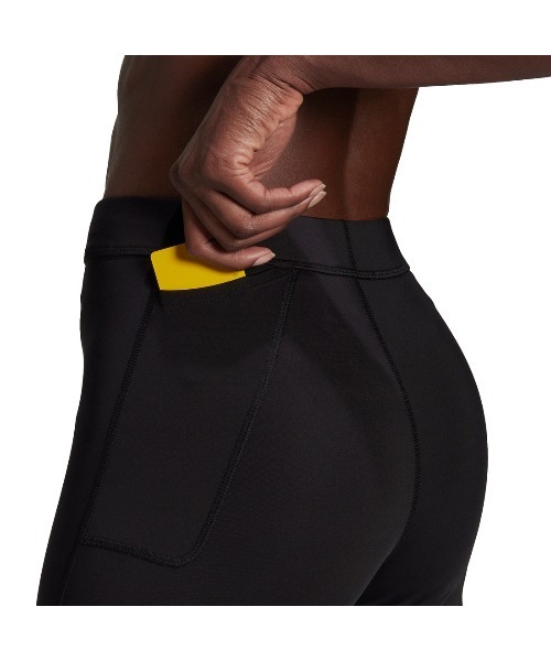 adidas(アディダス)の「アディダス adidas 陸上/ランニング ロングスパッツ(レギンス/スパッツ・レディース・ブラック・M/L/XL/S)」の3枚目の写真