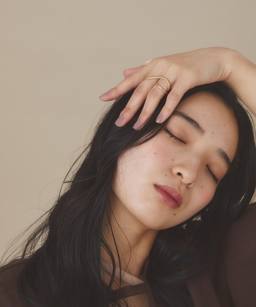 moi tytto（モイテュット）の「マルチリングセット（巾着セット）（リング・レディース・ベージュ/ブラウン・FREE）」の12枚目の写真