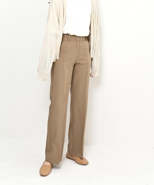 me+em select(ミームセレクト)の「ブーツカット スラックス(スラックス・レディース・ブラック/ブラウン/アイボリー/ミント/スカイブルー・SMALL/MEDIUM/LARGE/X-LARGE)」の14枚目の写真