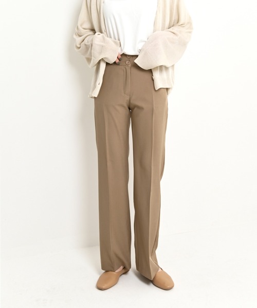 me+em select(ミームセレクト)の「ブーツカット スラックス(スラックス・レディース・ブラック/ブラウン/アイボリー/ミント/スカイブルー・SMALL/MEDIUM/LARGE/X-LARGE)」の18枚目の写真