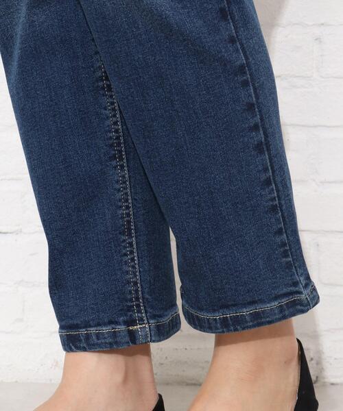 Cutie Blonde(キューティーブロンド)の「◆【S-LL】楽ストレッチ!ゆるテーパードデニム(デニムパンツ・レディース・ネイビー系5/ブルー系5・01/02/03/04)」の16枚目の写真