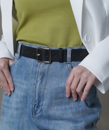 SPINNS | 合皮スクエアバックルベルト(ベルト)