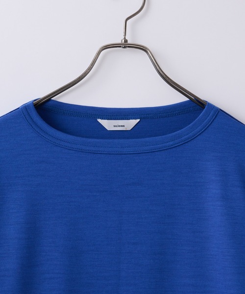So_lemn（ソレム）の「【So_lemn/ソレム】ウールバスクロンT（Tシャツ/カットソー・レディース・アイボリー/ブルー・FREE）」の8枚目の写真
