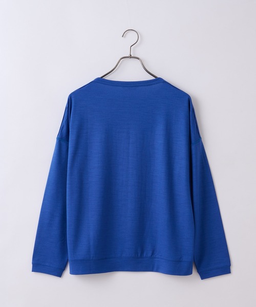 So_lemn（ソレム）の「【So_lemn/ソレム】ウールバスクロンT（Tシャツ/カットソー・レディース・アイボリー/ブルー・FREE）」の10枚目の写真