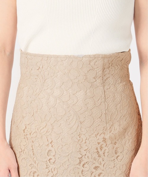 Noble（ノーブル）の「リバーレースIラインスカート（スカート・レディース・オレンジ/グリーン/ベージュ・40/34/32/38/36）」の19枚目の写真