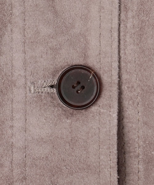 sisii（シシ）の「Sisii | 〈別注〉フレンチワーク レザージャケット WOMEN（その他アウター・レディース・ベージュ/パープル系その他・SMALL）」の18枚目の写真