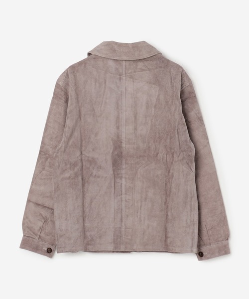 sisii（シシ）の「Sisii | 〈別注〉フレンチワーク レザージャケット WOMEN（その他アウター・レディース・ベージュ/パープル系その他・SMALL）」の13枚目の写真