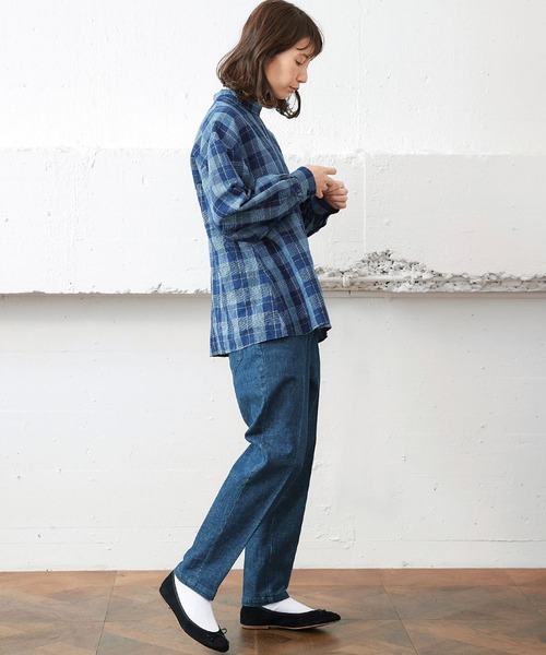 Sunny clouds（サニークラウズ）の「サニークラウズ チノパンになりたかったジーパン＜レディース＞（デニムパンツ・レディース・ブルー・70/73/61/64/67）」の6枚目の写真