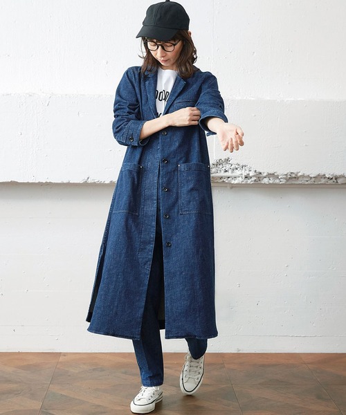 Sunny clouds（サニークラウズ）の「サニークラウズ チノパンになりたかったジーパン＜レディース＞（デニムパンツ・レディース・ブルー・70/73/61/64/67）」の9枚目の写真