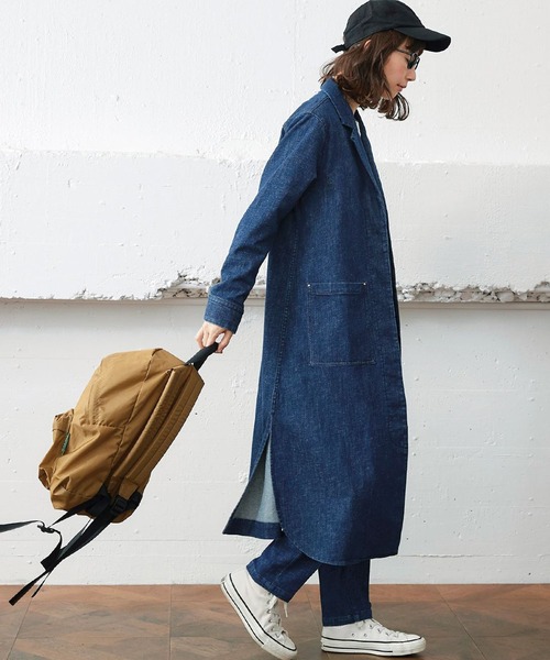 Sunny clouds（サニークラウズ）の「サニークラウズ チノパンになりたかったジーパン＜レディース＞（デニムパンツ・レディース・ブルー・70/73/61/64/67）」の13枚目の写真