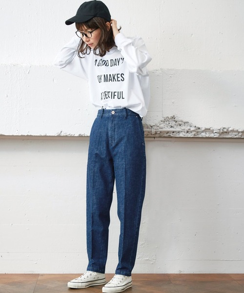 Sunny clouds（サニークラウズ）の「サニークラウズ チノパンになりたかったジーパン＜レディース＞（デニムパンツ・レディース・ブルー・70/73/61/64/67）」の3枚目の写真