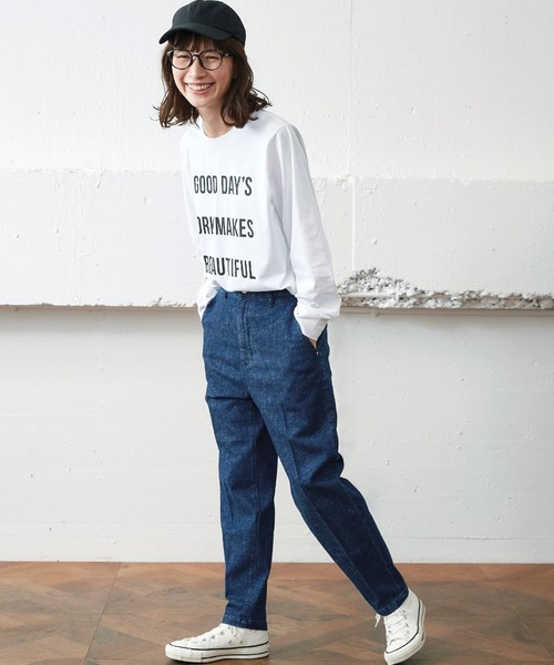 Sunny clouds（サニークラウズ）の「サニークラウズ チノパンになりたかったジーパン＜レディース＞（デニムパンツ・レディース・ブルー・70/73/61/64/67）」の10枚目の写真