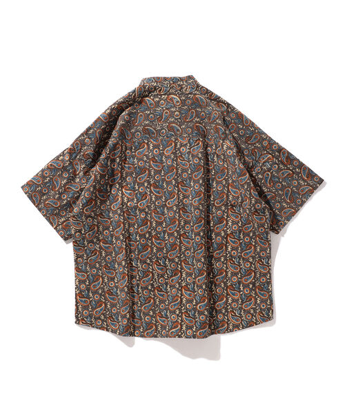 BEAMS LIGHTS（ビームスライツ）の「BEAMS LIGHTS / バティック プルオーバー シャツ（シャツ/ブラウス・メンズ・チャコールグレー/ブラウン・M/L/S）」の5枚目の写真