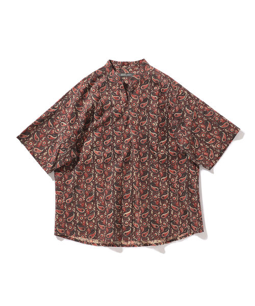 BEAMS LIGHTS（ビームスライツ）の「BEAMS LIGHTS / バティック プルオーバー シャツ（シャツ/ブラウス・メンズ・チャコールグレー/ブラウン・M/L/S）」の9枚目の写真