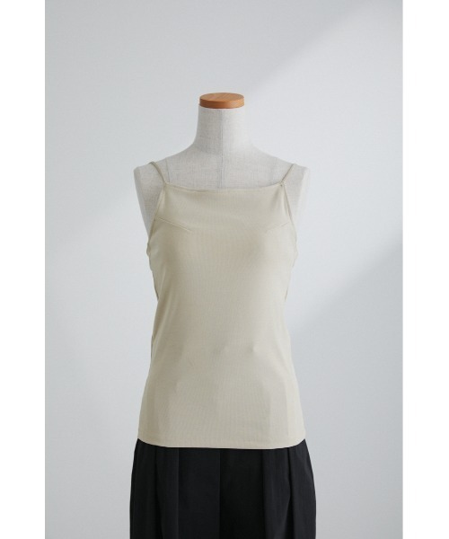 STYLEMIXER（スタイルミキサー）の「ストリングカップ付きキャミソール（キャミソール・レディース・ベージュ/ブラウン/ブラック/グレー・MEDIUM/SMALL）」の4枚目の写真