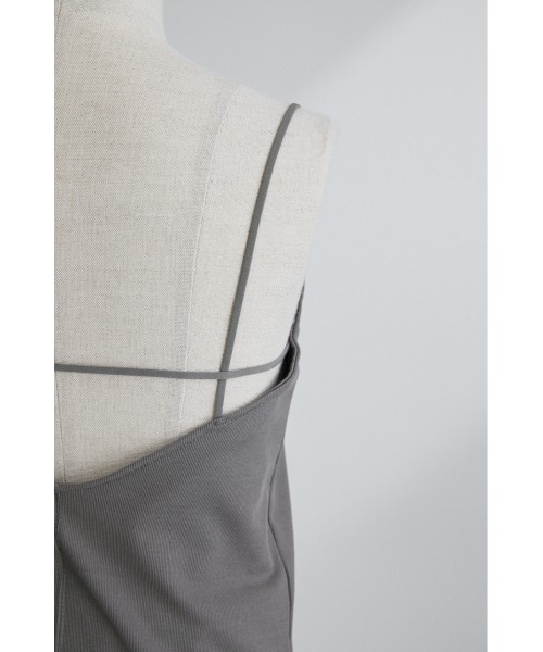 STYLEMIXER（スタイルミキサー）の「ストリングカップ付きキャミソール（キャミソール・レディース・ベージュ/ブラウン/ブラック/グレー・MEDIUM/SMALL）」の12枚目の写真