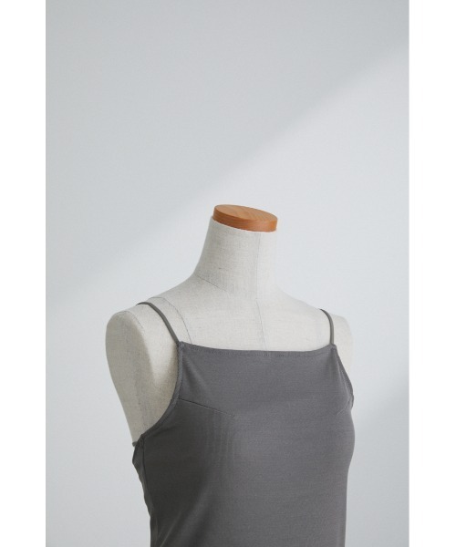STYLEMIXER（スタイルミキサー）の「ストリングカップ付きキャミソール（キャミソール・レディース・ベージュ/ブラウン/ブラック/グレー・MEDIUM/SMALL）」の14枚目の写真