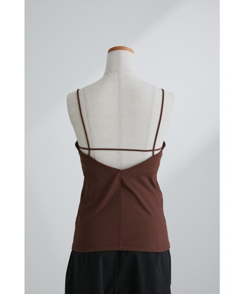 STYLEMIXER（スタイルミキサー）の「ストリングカップ付きキャミソール（キャミソール・レディース・ベージュ/ブラウン/ブラック/グレー・MEDIUM/SMALL）」の21枚目の写真