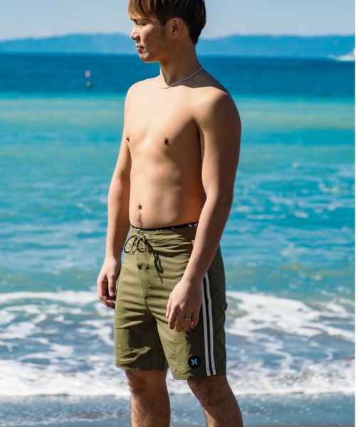Hurley (ハーレー)の「Hurley/ハーレー サーフショーツ/トランクス /水着 /ボードショーツ MBS0010830(水着・メンズ・ブルー/オリーブ/オレンジ/イエロー×グリーン・32inch/30inch/28inch)」の2枚目の写真