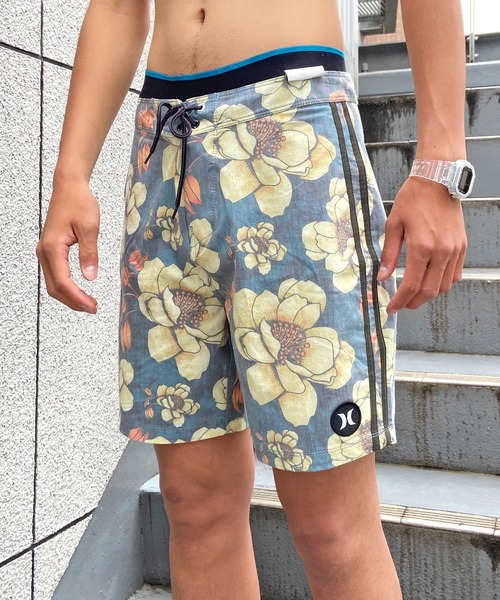 Hurley (ハーレー)の「Hurley/ハーレー サーフショーツ/トランクス /水着 /ボードショーツ MBS0010830(水着・メンズ・ブルー/オリーブ/オレンジ/イエロー×グリーン・32inch/30inch/28inch)」の3枚目の写真