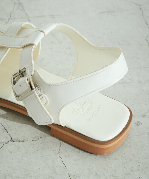 ONIGIRI（オニギリ）の「【店舗限定】　グルカサンダル（サンダル・レディース・ホワイト/ネイビー・24.5cm/23.5cm）」の8枚目の写真