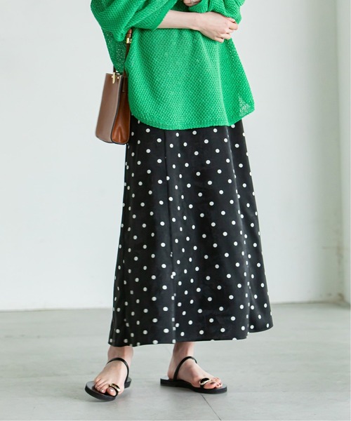 【美品】NOBLE ドット柄 フレアスカート size38 15_000000021579.jpg?1677555642