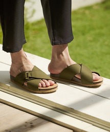 EDWIN | 【EDWIN/エドウィン】リップストップ　クロスベルトサンダル　ワンポイントブランドロゴ(サンダル)