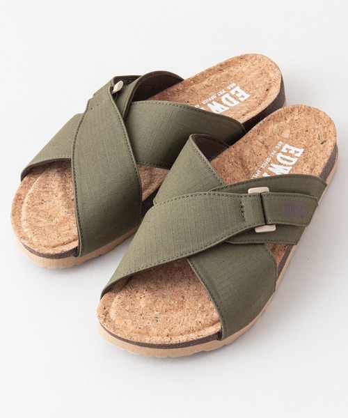 EDWIN（エドウィン）の「【EDWIN/エドウィン】リップストップ　クロスベルトサンダル　ワンポイントブランドロゴ（サンダル・メンズ・カーキ/ベージュ/ブラック/マスタード・26cm/28cm/27cm/25cm）」の21枚目の写真