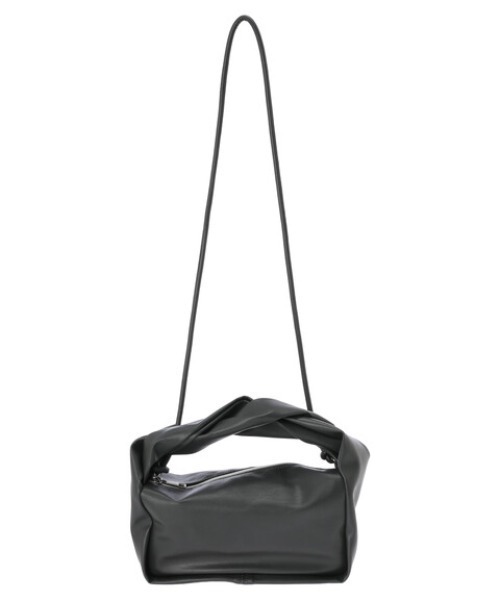 Green　Parks（グリーンパークス）の「2WAY ねじりハンドルスクエアボストン（ショルダーバッグ・レディース・ホワイト/チャコールグレー/グリーン系その他3・FREE）」の2枚目の写真