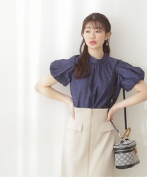 PROPORTION BODY DRESSING | 【美人百花5月号掲載 宇垣美里さん着用商品】バルーンスリーブフラワーBL / 1212110411(シャツ/ブラウス)