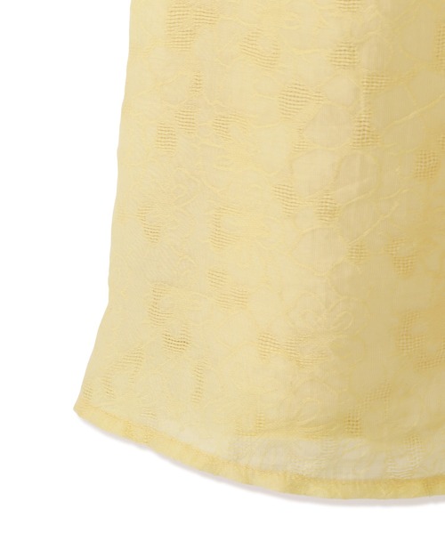 PROPORTION BODY DRESSING(プロポーションボディドレッシング)の「【美人百花5月号掲載 宇垣美里さん着用商品】バルーンスリーブフラワーBL / 1212110411(シャツ/ブラウス・レディース・ネイビー/イエロー/ピンク系その他・SMALL/MEDIUM)」の12枚目の写真