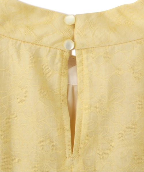 PROPORTION BODY DRESSING(プロポーションボディドレッシング)の「【美人百花5月号掲載 宇垣美里さん着用商品】バルーンスリーブフラワーBL / 1212110411(シャツ/ブラウス・レディース・ネイビー/イエロー/ピンク系その他・SMALL/MEDIUM)」の13枚目の写真