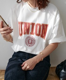 DISCOAT | 【WEB限定】サークルカレッジロゴ半袖Tシャツ(Tシャツ/カットソー)