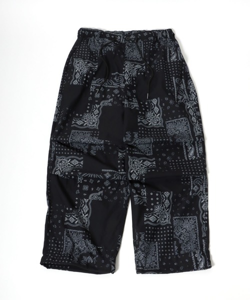 Salong hameu(サロン ハミュー)の「総柄パラシュートパンツ メンズ レディース/スノーパンツ/ワイドシルエット オーバーパンツ/カモフラ・迷彩柄/ペイズリー・バンダナ柄(その他パンツ・メンズ・ブラック系その他/ブラウン系その他/グリーン系その他/ホワイト系その他/レッド系その他・M/L)」の7枚目の写真