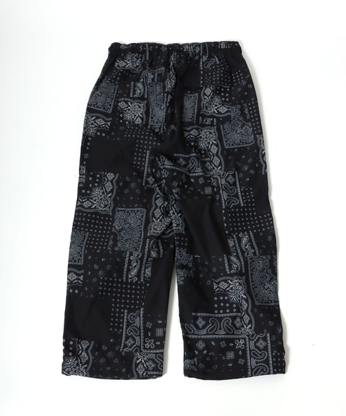 Salong hameu(サロン ハミュー)の「総柄パラシュートパンツ メンズ レディース/スノーパンツ/ワイドシルエット オーバーパンツ/カモフラ・迷彩柄/ペイズリー・バンダナ柄(その他パンツ・メンズ・ブラック系その他/ブラウン系その他/グリーン系その他/ホワイト系その他/レッド系その他・M/L)」の12枚目の写真