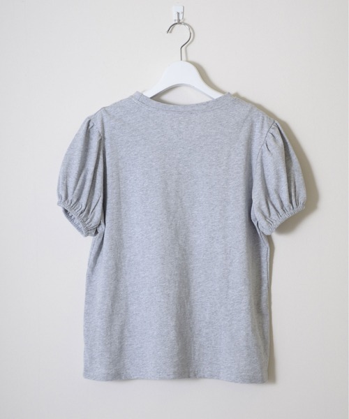 ibeul_（イベール）の「コットンタッチ パフスリーブTシャツ（Tシャツ/カットソー・レディース・ブラック/グレー/ホワイト・FREE）」の6枚目の写真