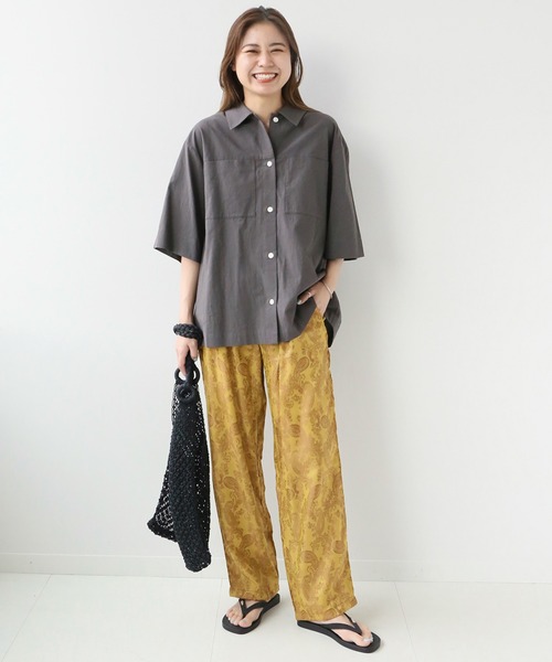 JOURNAL STANDARD relume SELECT(ジャーナルスタンダードレリュームセレクト)の「【Regency Works/リージェンシーワークス】 EASY PT:パンツ(その他パンツ・レディース・グレー/ブラウン/ブルー/マスタード・MEDIUM)」の10枚目の写真