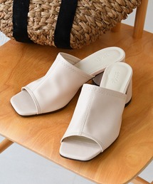 NOFALL | 円柱ヒールミュールサンダル(サンダル)