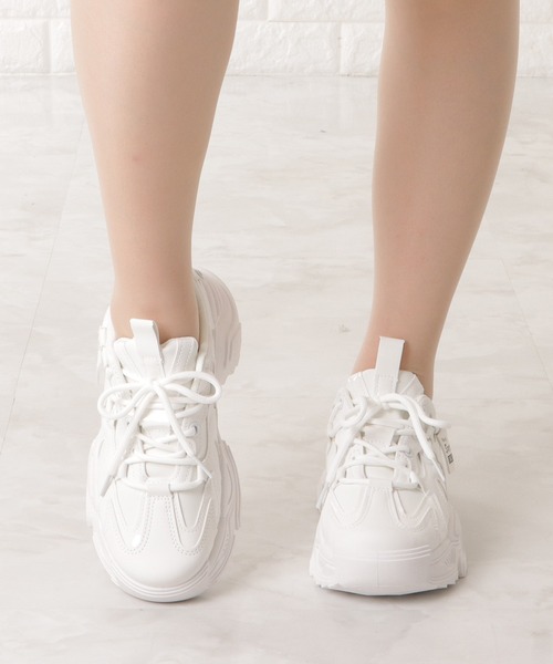 【 】Platform Laceup スニーカー ロゴ ローカット GUCCI グッチ run lace up sneakers ラン レースアップ GGロゴ