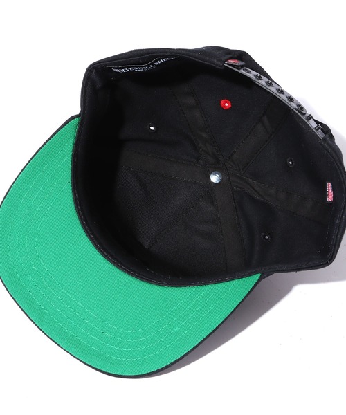 WOLVES KILL SHEEP(ウルヴスキルシープ)の「WOLVES KILL SHEEP/ウルヴスキルシープ CALIFORNIA カルフォルニア キャップ 刺繍(キャップ・メンズ・ブラック/ネイビー・FREE)」の11枚目の写真